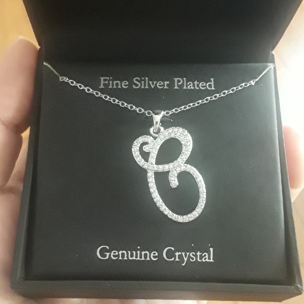 "C" initial necklace